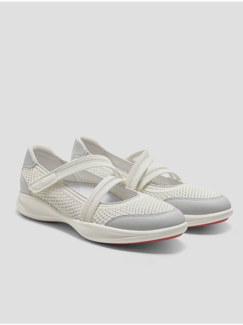 BRAND NEW Vivaia Walker Pro Mesh Hybrid Mary Jane (Isabeli) Gray/White - 8.5M